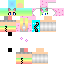 Cute Rainbow Cat Girl Skin 15